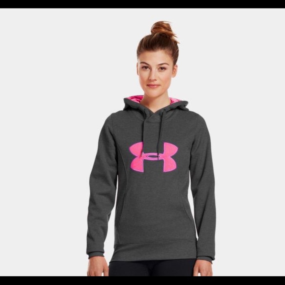 Under Armour Hoodie Womens Fleece Storm Big Logo